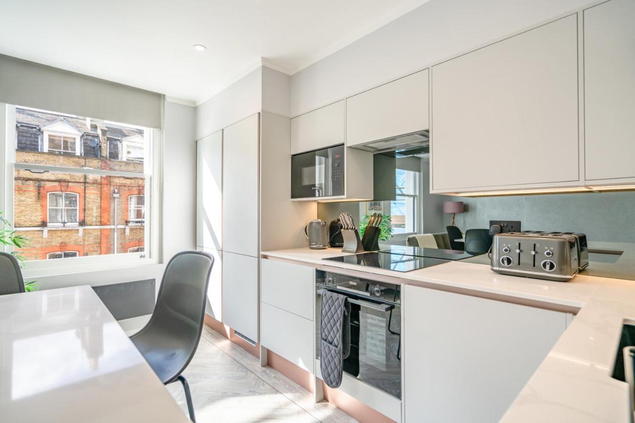 Modern & Chic One Bedroom Apartments In Fitzrovia By Sojo Stay London Kültér fotó